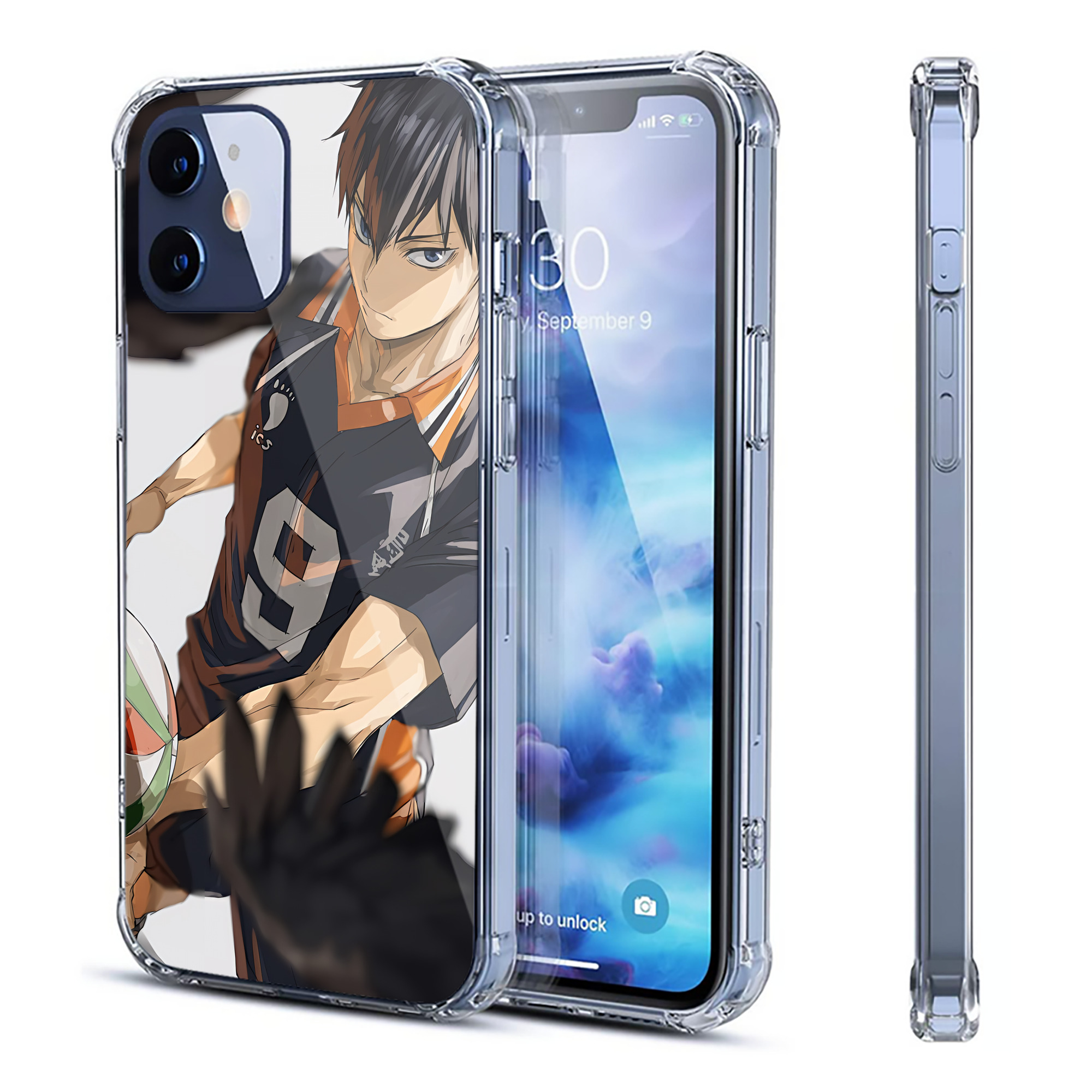（画像用） ハイキュー!! Haikyu!! 【iPhone 12シリーズ対応】透明スマホケース（クリアソフトケース）